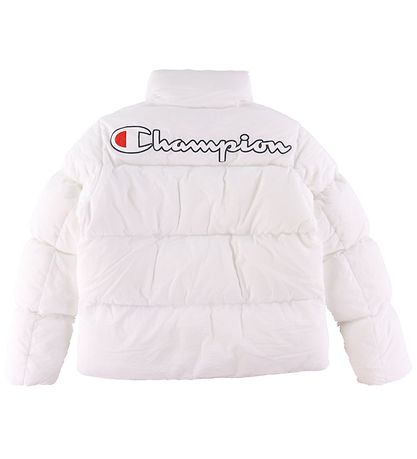 Champion Fashion Puffer Jacket - White w. Logo