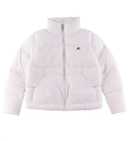 Champion Fashion Puffer Jacket - White w. Logo