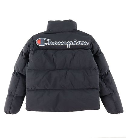 Champion Fashion Puffer Jacket - Black w. Logo