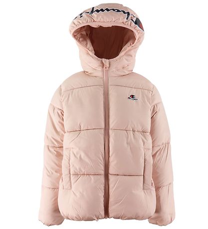 Champion Hooded Puffer Jacket - Pink