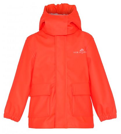 Ver de Terre Rainwear w. Suspenders - PU - Spicy Orange