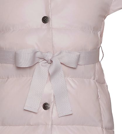 Ver de Terre Down Vest w. Belt - Rose Powder