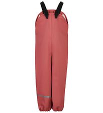 CeLaVi Rain Pants w. Suspenders - Recycled PU - Dusty Cedar CeLaVi Rain Pants w. Suspenders - Recycled PU - Dusty Cedar