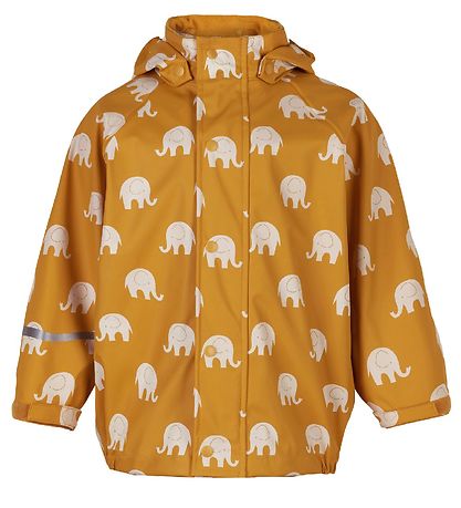 CeLaVi Rainwear - PU - Mineral Yellow w. Elephants CeLaVi Rainwear - PU - Mineral Yellow w. Elephants