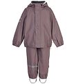 Mikk-Line Rainwear w. Suspenders - PU - Recycled - Twilight Mauv Mikk-Line Rainwear w. Suspenders - PU - Recycled - Twilight Mauv