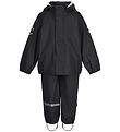 Mikk-Line Rainwear w. Suspenders - PU - Recycled - Black Mikk-Line Rainwear w. Suspenders - PU - Recycled - Black