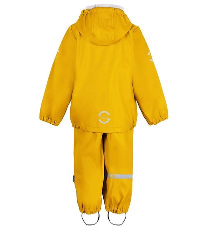 Mikk-Line Regenkleidung m. Träger - PU - Recycelt - Sonnenblume