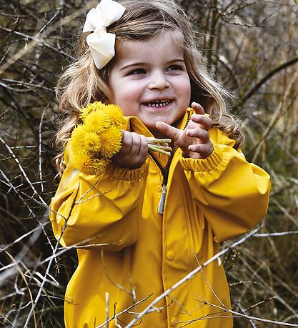 Mikk-Line Regenkleidung m. Träger - PU - Recycelt - Sonnenblume