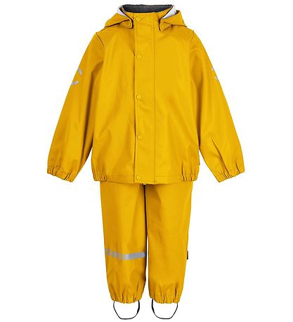 Mikk-Line Regenkleidung m. Träger - PU - Recycelt - Sonnenblume