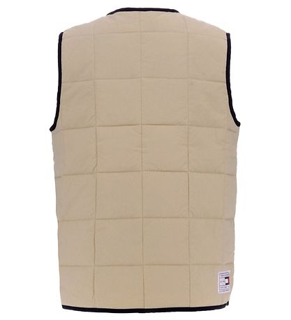 Tommy Hilfiger Gewatteerd Vest - Dg Hm - Savannah Zand