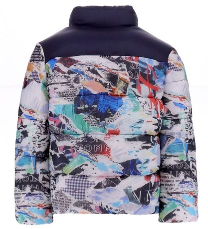 Veste Rembourrée Tommy Hilfiger - Collage Rwb Puffer - White Imp Veste Rembourrée Tommy Hilfiger - Collage Rwb Puffer - White Imp