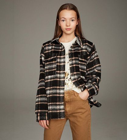 Petit by Sofie Schnoor Winter Coat - Black Check Petit by Sofie Schnoor Winter Coat - Black Check