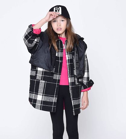 DKNY Jacket - Black/White Check w. Waistcoat