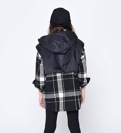 DKNY Jacket - Black/White Check w. Waistcoat