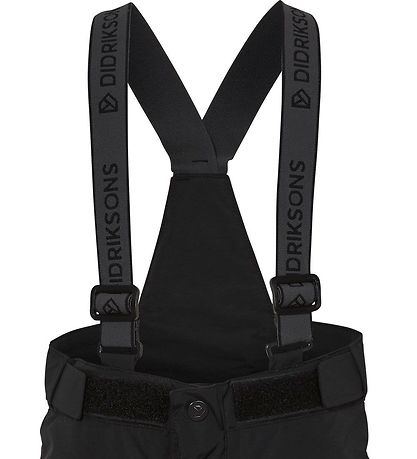 Didriksons Ski Pants w. Suspenders - Idre - Black