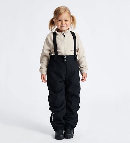 Isbjörn of Sweden Shell pants w. Suspenders - Hurricane - Black