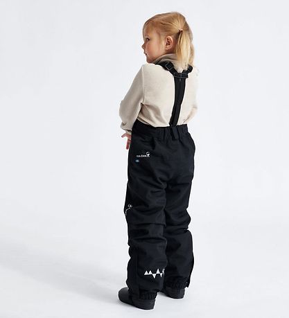 Isbjörn of Sweden Shell pants w. Suspenders - Hurricane - Black