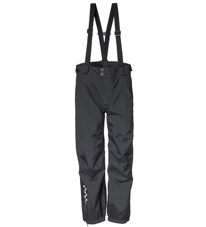 Isbjörn of Sweden Shell pants w. Suspenders - Hurricane - Black