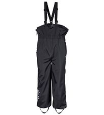 Isbjörn of Sweden Shell trousers w. Suspenders - Gale - Black