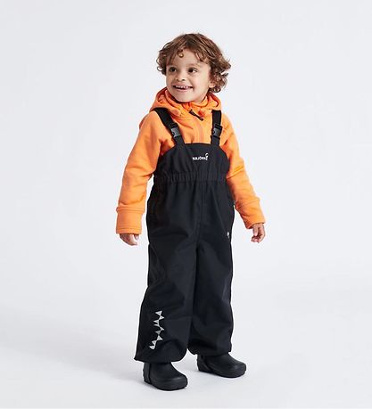 Isbjörn of Sweden Shell trousers w. Suspenders - Gale - Black