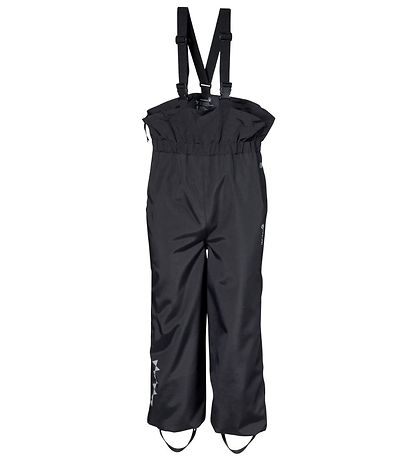 Isbjörn of Sweden Shell trousers w. Suspenders - Gale - Black