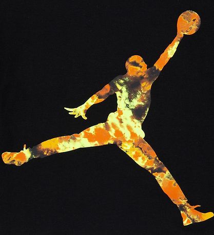 Jordan Sweat Shorts/T-shirt - Jumbo Jumpman - Team Orange/Black 