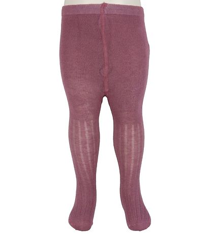 Minymo Strumpbyxor - Ull - Rib - 2-pack - Orchid Haze