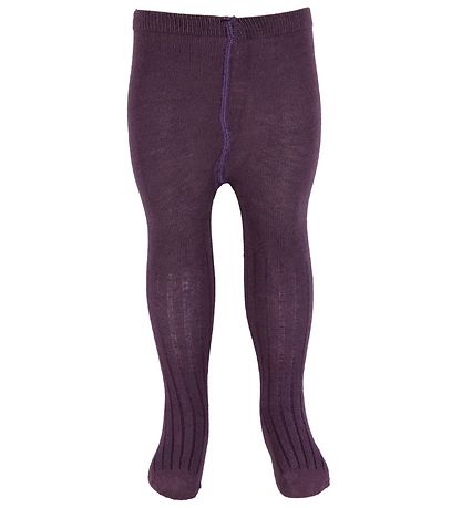 Minymo Strumpbyxor - Ull - Rib - 2-pack - Orchid Haze
