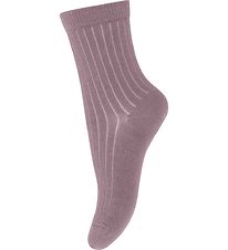 MP Socks - Wool - Rib - Dark Purple Dove MP Socks - Wool - Rib - Dark Purple Dove