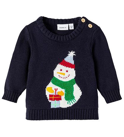 Name It Blouse - Knitted - NbnRolle - Dark Sapphire Name It Blouse - Knitted - NbnRolle - Dark Sapphire