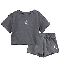 Jordan T-skjorte/Shorts - Viktig - Grå Melert Jordan T-skjorte/Shorts - Viktig - Grå Melert