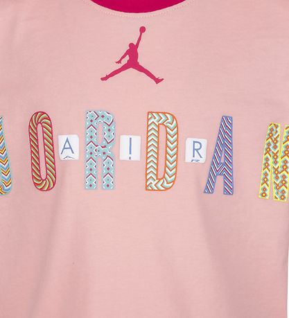 Jordan Collegeshortsit/T-paita - Girls Bff - Rush Vaaleanpunaine