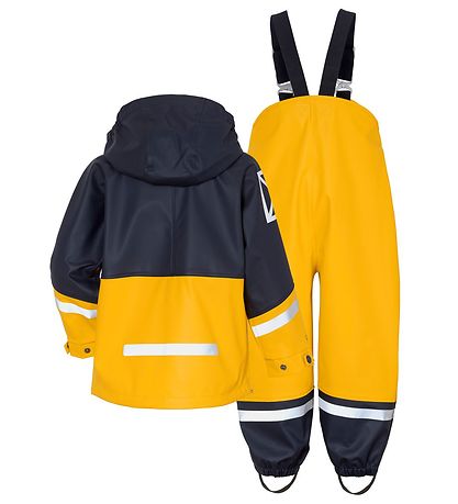 Didriksons Regnkläder m. Hängslen - Waterman - Havre Yellow/Mari