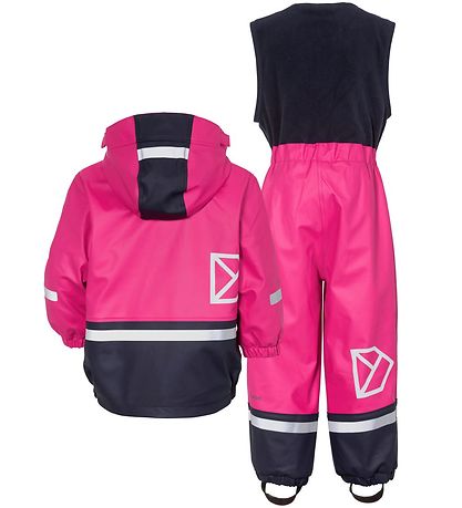 Didriksons Regntøy m. Fôr - PU - Boardman - Plast Rosa