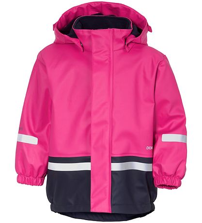 Didriksons Regntøy m. Fôr - PU - Boardman - Plast Rosa