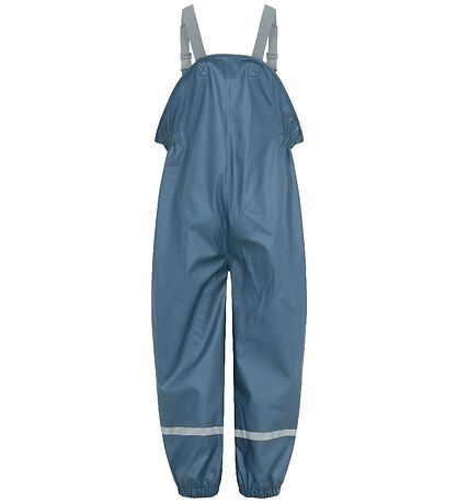 Color Kids Rainwear w. Suspenders - PU - Captain's Blue