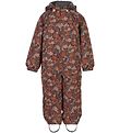 Mikk-Line Snowsuit - Floral - Decadent Chocolate Mikk-Line Snowsuit - Floral - Decadent Chocolate