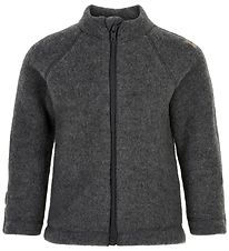 Mikk-Line Cardigan - Wool - Anthracite Melange Mikk-Line Cardigan - Wool - Anthracite Melange