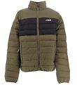 Fila Fóðraður jakki - Berglern - Brenndur Olive/Mánalaus nótt Fila Fóðraður jakki - Berglern - Brenndur Olive/Mánalaus nótt