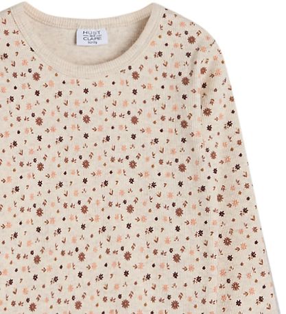 Hust and Claire Bluse - Alanis - Wheat Melange Hust and Claire Bluse - Alanis - Wheat Melange