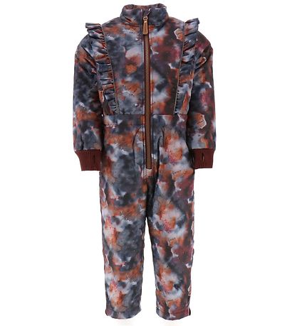 Mikk-Line Thermo Suit - Coated - Decadent Chocolate w. Ruffles
