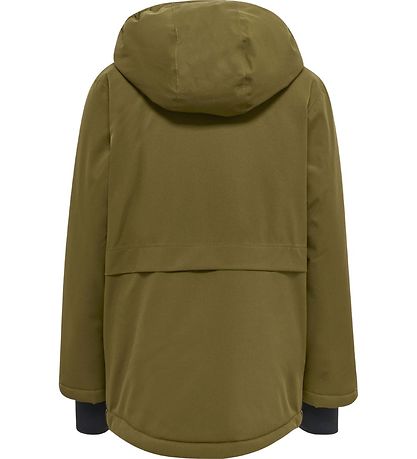Hummel Winter Coat - hmlUrban - Dark Olive w. Shevrons