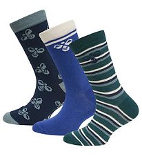 Hummel Socks - 3-Pack - hmlAlfie - Deep Teal Hummel Socks - 3-Pack - hmlAlfie - Deep Teal