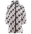 Dolce & Gabbana Paddet Jacket - Logo - White w. Black