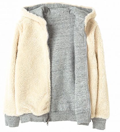 Finger In The Nose Cardigan - Umkehrbar - Hooper - Grau Meliert/