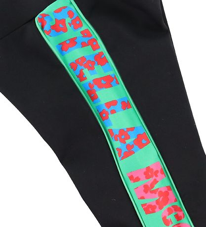 Stella McCartney Kids Leggings - Svart m. Tryck Stella McCartney Kids Leggings - Svart m. Tryck