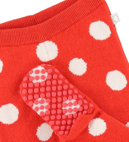 Stella McCartney Kids 레깅스 m/f - 니트 - 빨간색 포함 도트