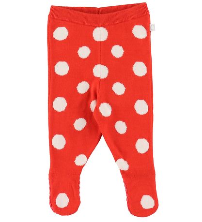 Stella McCartney Kids 레깅스 m/f - 니트 - 빨간색 포함 도트