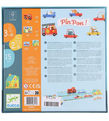 Djeco Spel - Pin Pon Djeco Spel - Pin Pon