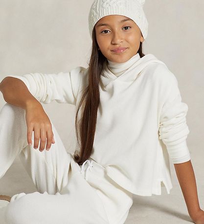 Polo Ralph Lauren Kapuzenpullover - Kurz geschnitten - Weiß